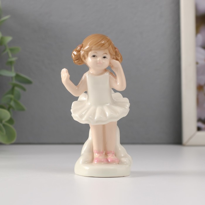 Сувенир керамика Малышка-балерина 5х3,6х10 см