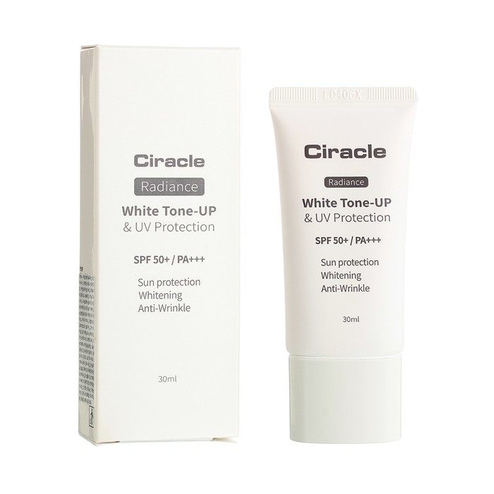 Крем для лица Ciracle Radiance White Tone-Up & UV Protection, осветляющий, солнцезащитный, 30 мл