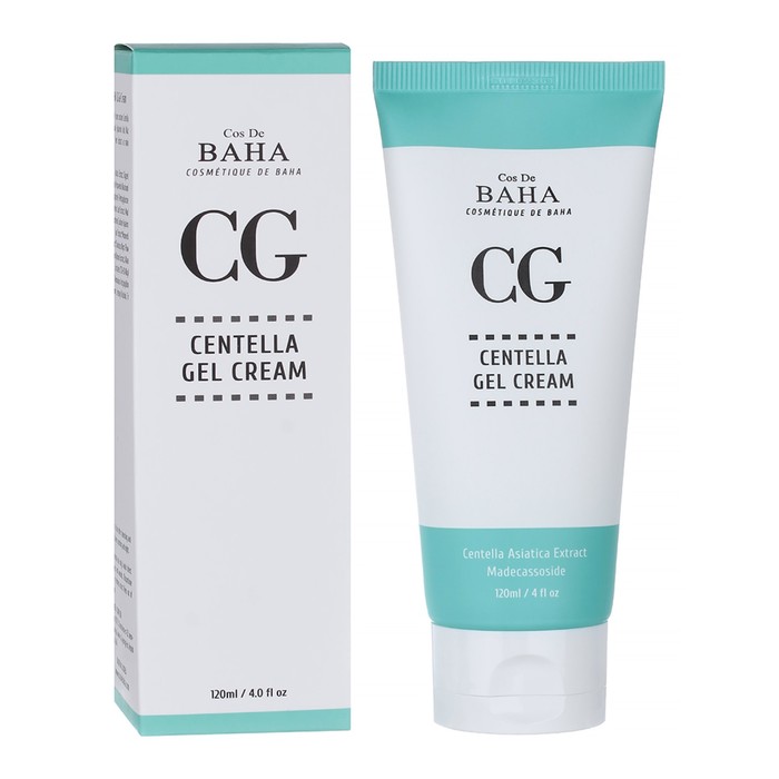 Крем-гель для лица Cos De Baha Centella Gel Cream, 120 мл