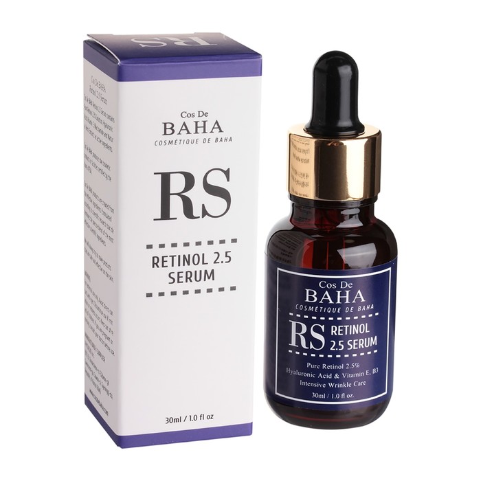 Сыворотка для лица Cos De Baha Retinol Serum антивозрастная 30 мл 1602₽