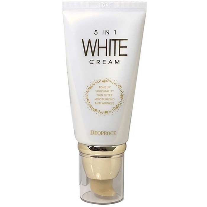 Крем для лица осветляющий многофункциональный DEOPROCE 5 IN 1 WHITE CREAM 50 гр крем deoproce 5 in 1 white cream 50г
