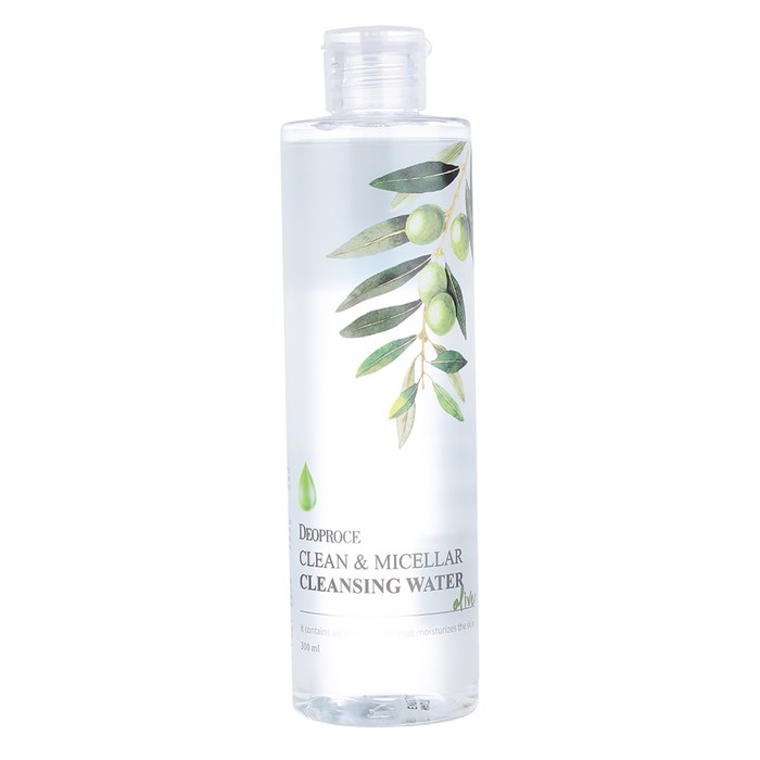 Тоник DEOPROCE CLEAN & MICELLAR CLEANSING WATER OLIVE 300 мл