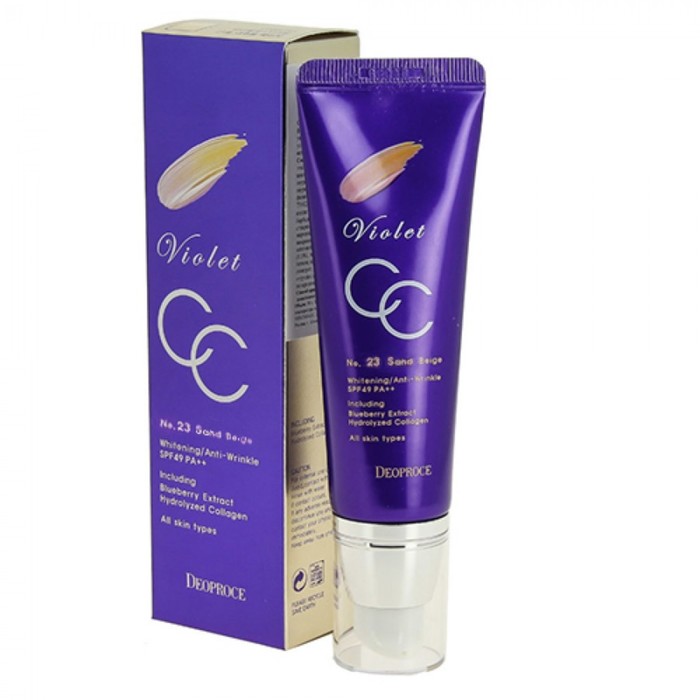 Крем СС 23 тон DEOPROCE VIOLET CC CREAM 50 гр №23 50 гр