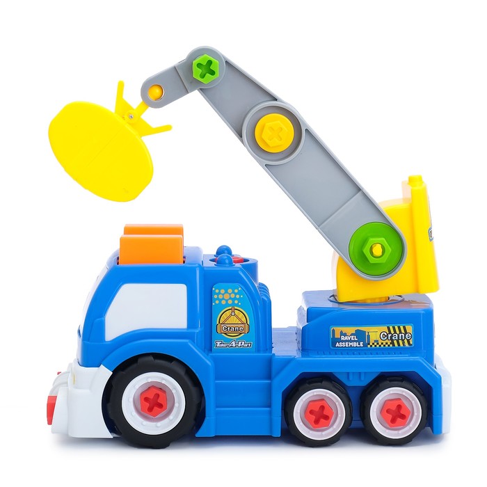 Конструктор для малышей «Строительная техника», 36 деталей