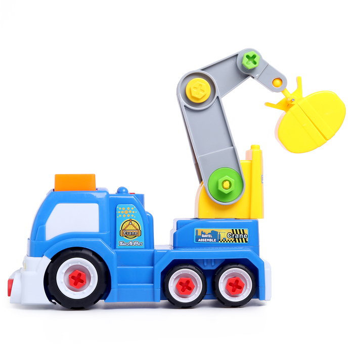 Конструктор для малышей «Строительная техника», 36 деталей