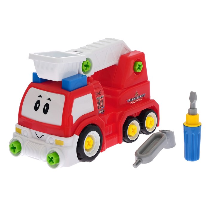 Конструктор для малышей «Пожарная машина», 31 деталь
