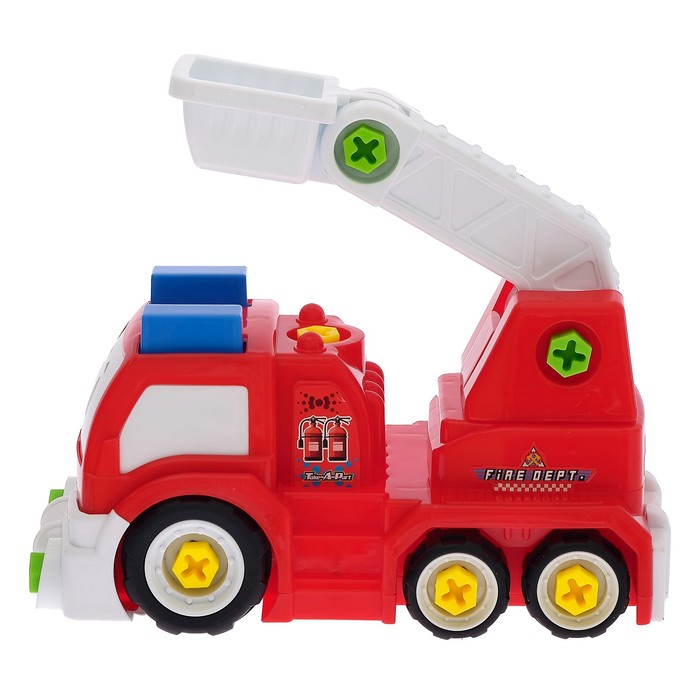 Конструктор для малышей «Пожарная машина», 31 деталь