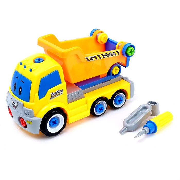 Конструктор для малышей «Самосвал», 36 деталей