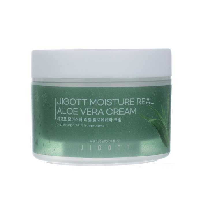 Крем с экстрактом алоэ вера Jigott Moisture Real Aloe Vera Cream 150 мл