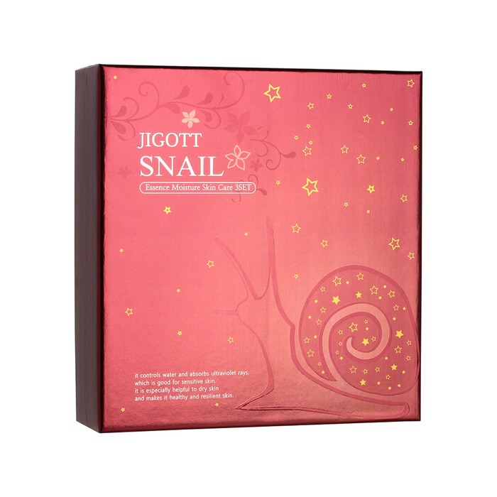 

Набор уходовый с улиткой JIGOTT SNAIL ESSENCE MOISTURE SKIN CARE 3SET