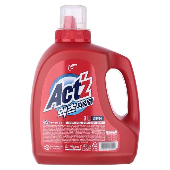 Гель для стирки Pigeon ACT'Z Powergel, 3 л