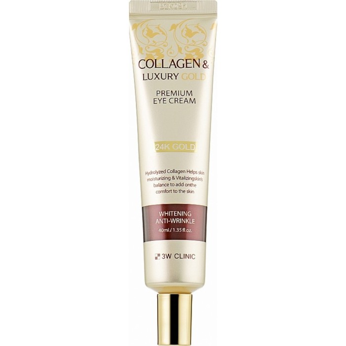 

Крем для кожи вокруг глаз с золотом и коллагеном COLLAGEN & LUXURY GOLD, 40ml