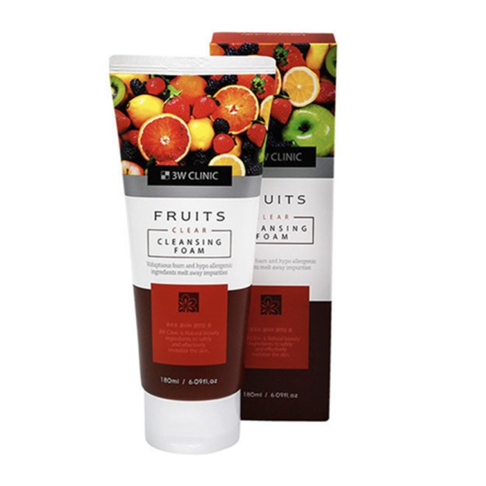 

Пенка для лица фруктовая FRUITS CLEAR CLEANSING FOAM, 180 мл