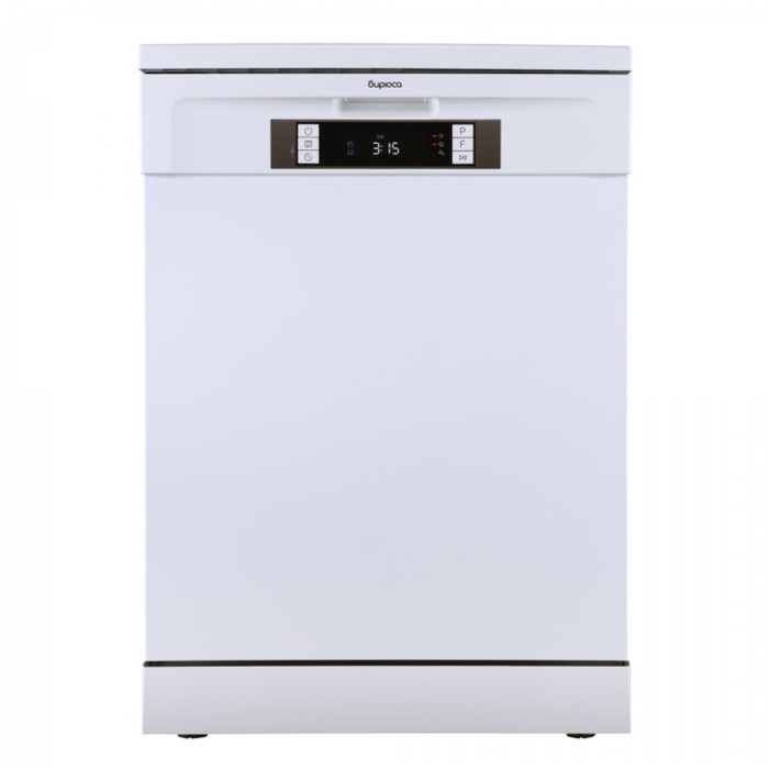 Посудомоечная машина Бирюса DWF-614/6 W, класс А++, 14 комплектов, 8 режимов, белая посудомоечная машина бирюса dwf 612 6 w