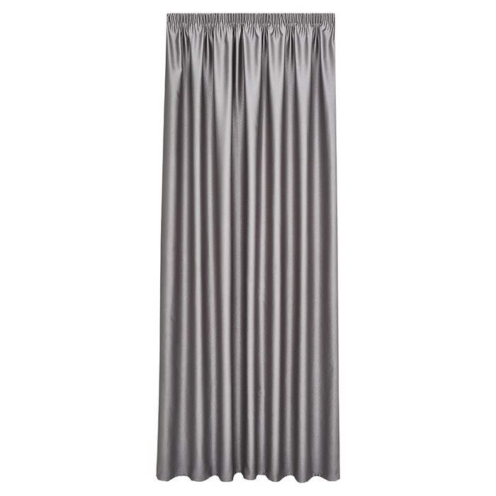 Портьера «Тринити», размер 200x280 см, цвет светло-серый