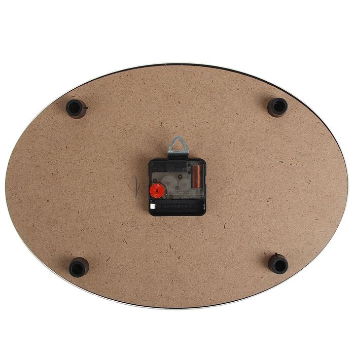 Часы настенные овальные "Горная река", 24х34 см микс