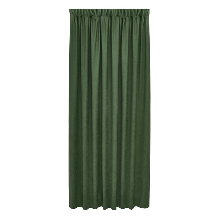 Портьера «Софи», размер 200x280 см, цвет зелёный