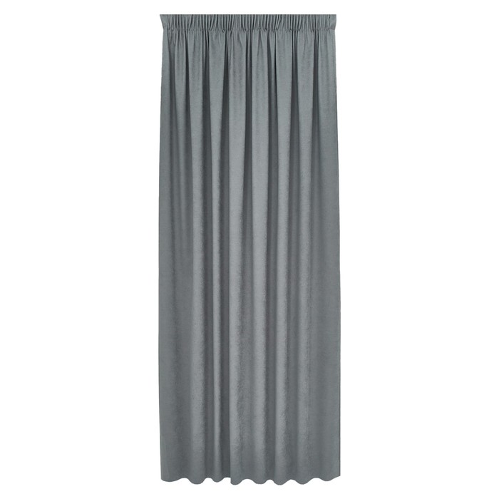 Портьера «Софи», размер 200x280 см, цвет серый