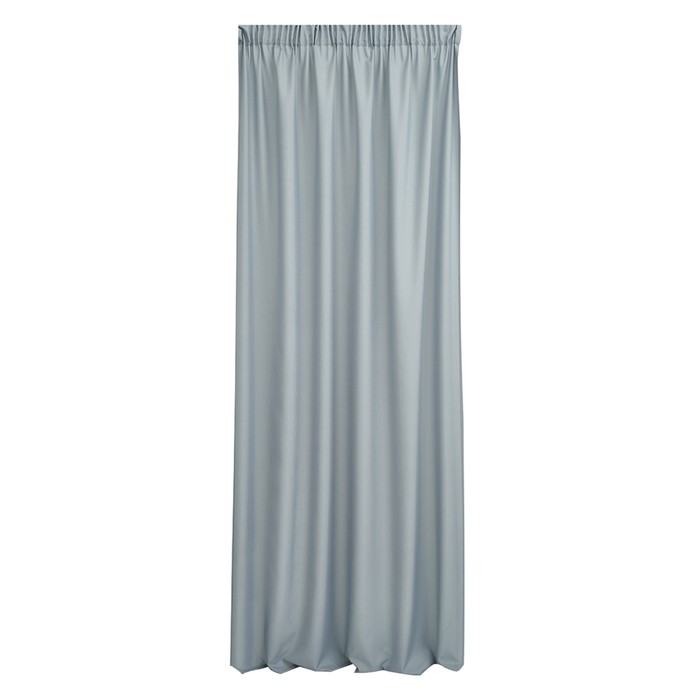 Портьера «Элис», размер 150x270 см, цвет светло-серый