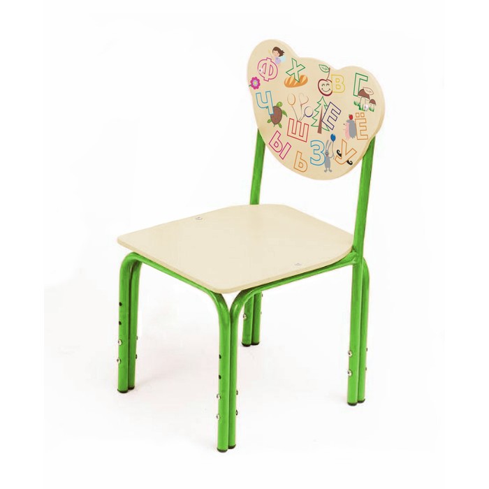 Стул регулируемый «Кузя. Азбука», зелёный стул фолио зелёный