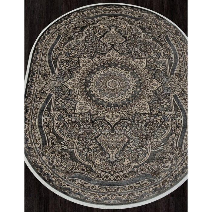 

Ковёр овальный Dolce d415, размер 160x300 см, цвет dark gray