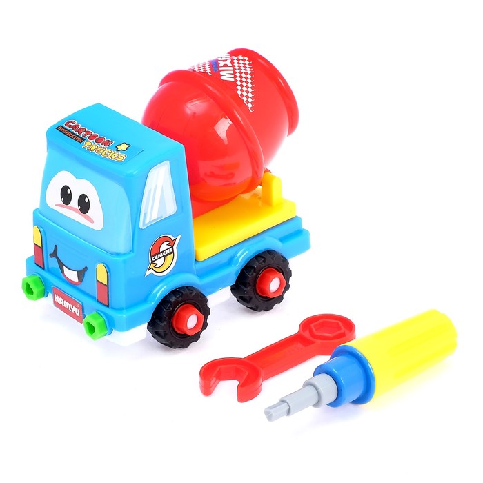 Конструктор для малышей «Строитель», 18 деталей, цвета МИКС