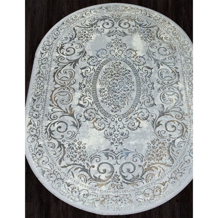 

Ковёр овальный Sahara 00766a, размер 80x150 см, цвет grey hb/l.blue fdy