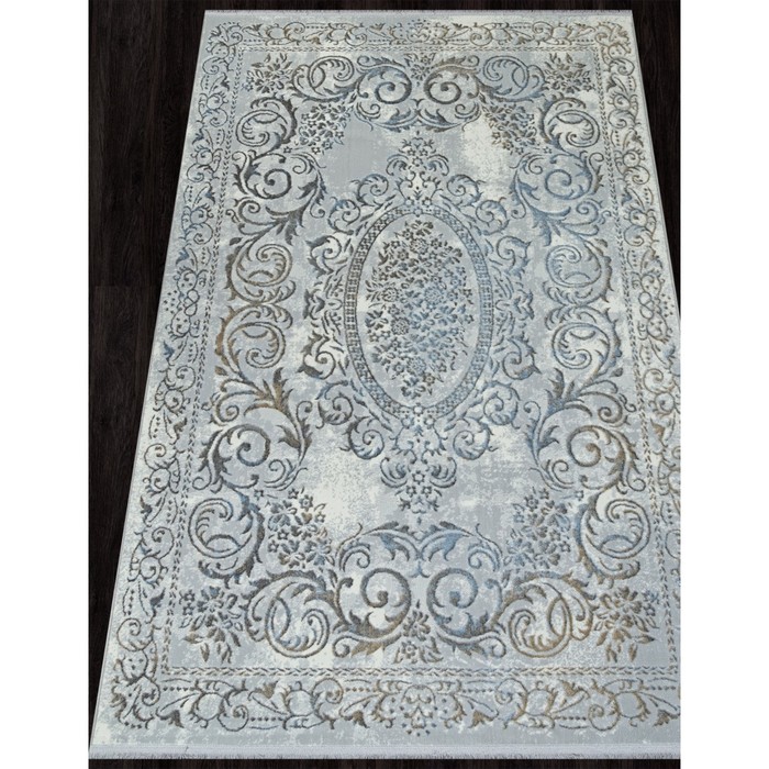 

Ковёр прямоугольный Sahara 00766a, размер 200x290 см, цвет grey hb/l.blue fdy