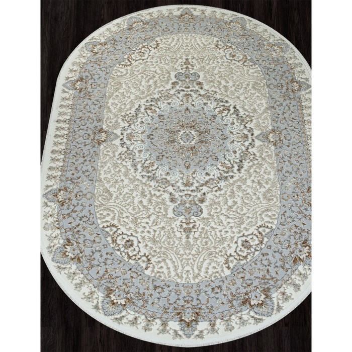 

Ковёр овальный Sahara 06066a, размер 80x150 см, цвет cream fdy/cream hb