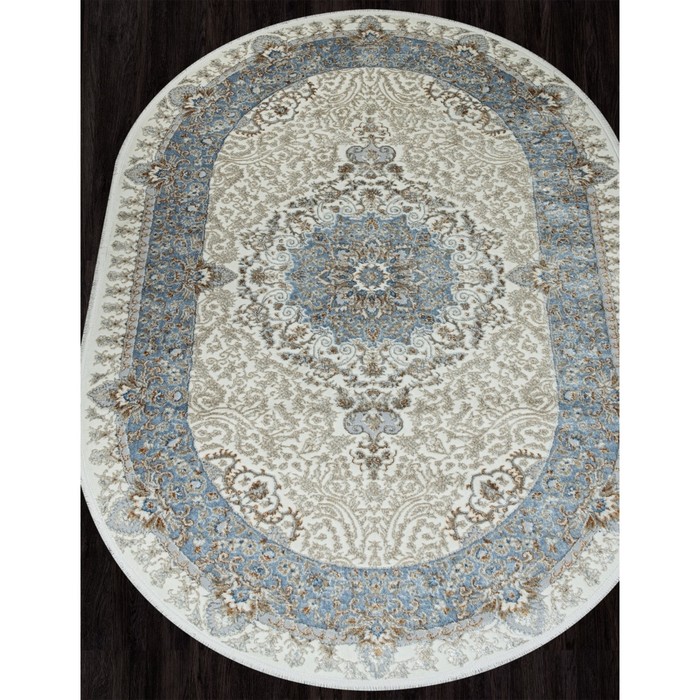 

Ковёр овальный Sahara 06066a, размер 200x290 см, цвет l.blue fdy/cream hb