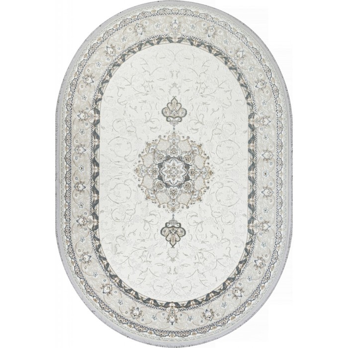

Ковёр овальный Durkar Sandali, размер 160x230 см, цвет cream/cream