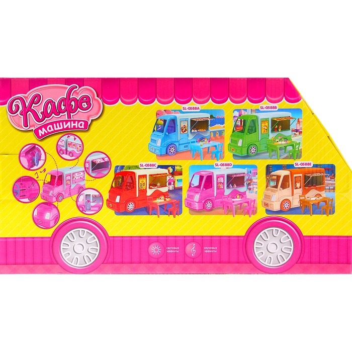 Набор игровой "Бистро Мигфуд", со световыми и звуковыми эффектами, работает от батареек, БОНУС - аксессуары для игры