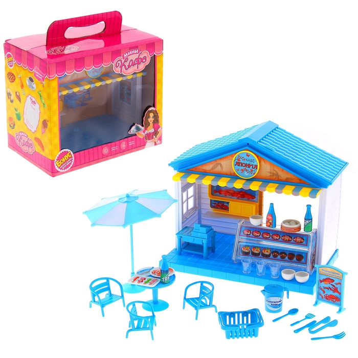 Набор игровой "Мини кафе-Япония" с аксессуарами, световые и звуковые эффекты