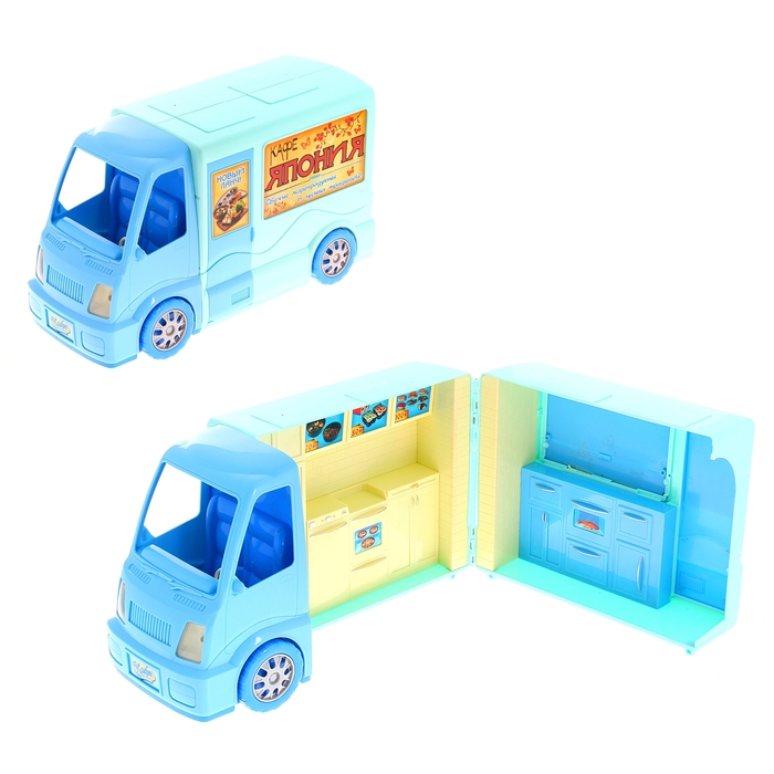 Набор игровой "Кафе машина-Япония" с аксессуарами, световые и звуковые эффекты