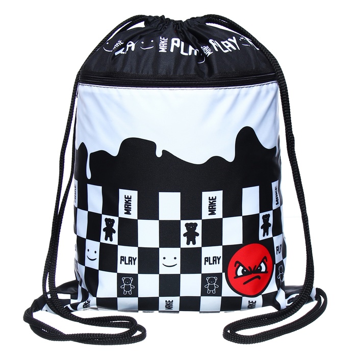 Мешок для обуви с карманом 470 х 340 мм Hatber Смайлики 531₽