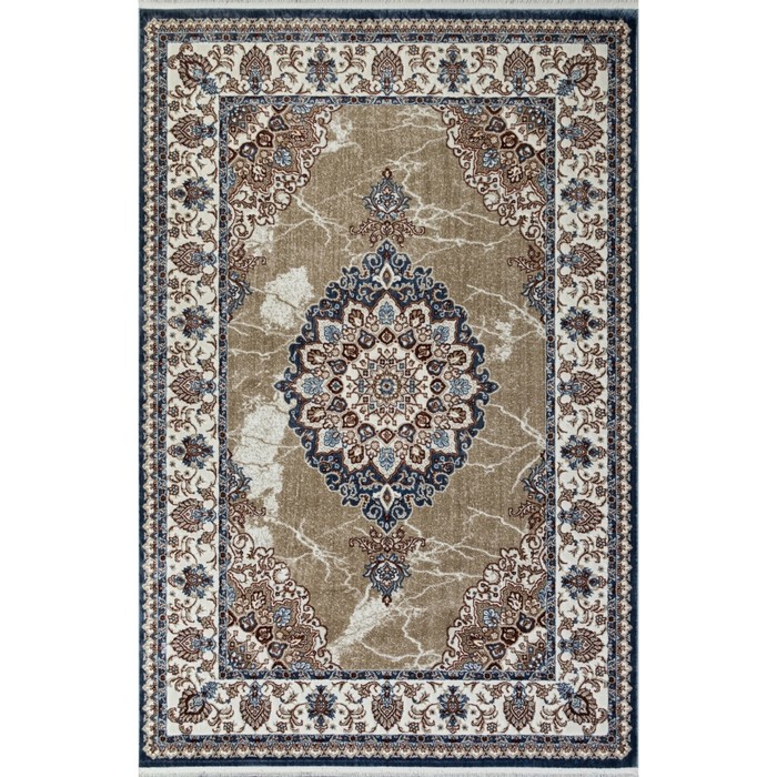 Ковёр прямоугольный Alpin Asadu, размер 200x290 см, цвет d.blue fdy/beige fdy