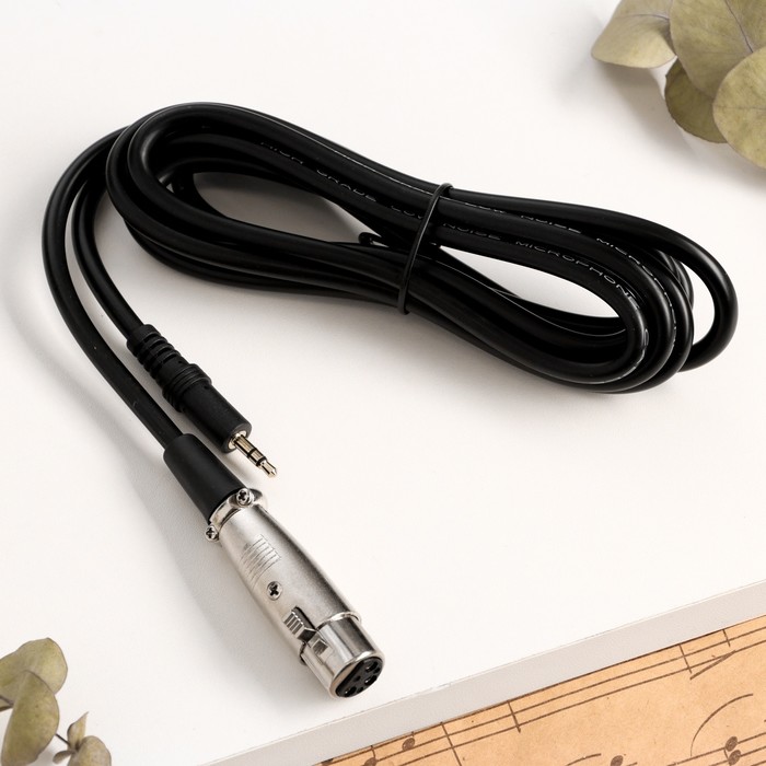 Кабель микрофонный Music Life 25 м XLR-JACK 65 мм двухжильный