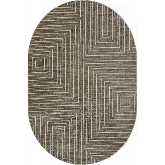 

Ковёр овальный Valentis Sirocco, размер 200x290 см, цвет brown/beige
