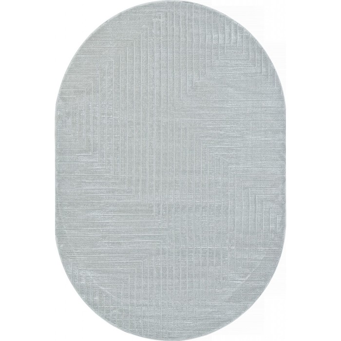 

Ковёр овальный Sirocco e256at, размер 160x230 см, цвет l.grey / grey