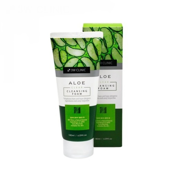 

Пенка для умывания 3W Clinic Aloe, 180 мл