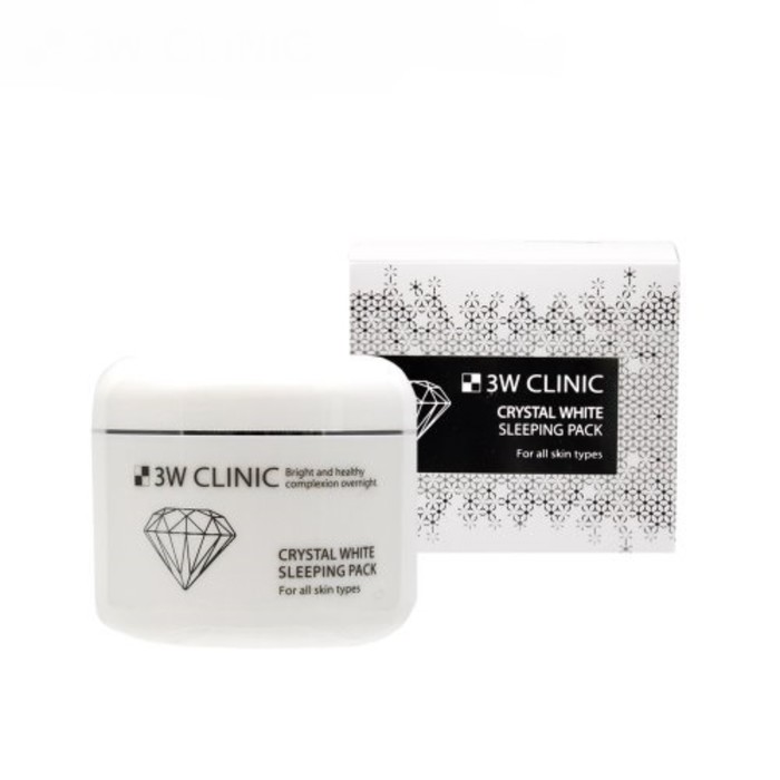 

Маска для лица 3W Clinic Crystal White, ночная, 100 мл