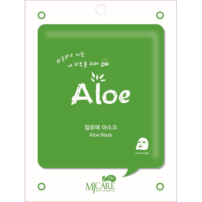 

Тканевая маска для лица On aloe mask с экстрактом алоэ, 22 гр