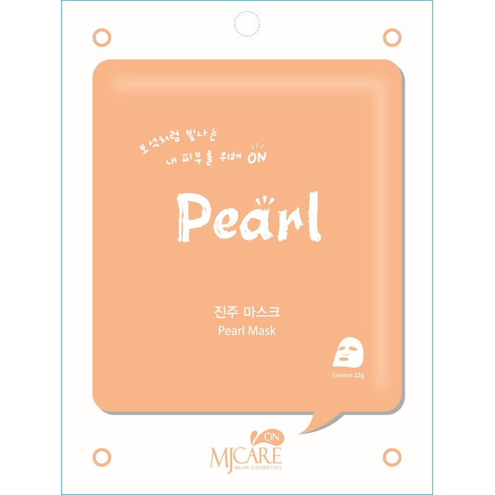 

Тканевая маска для лица On pearl mask с экстрактом жемчуга, 22 гр