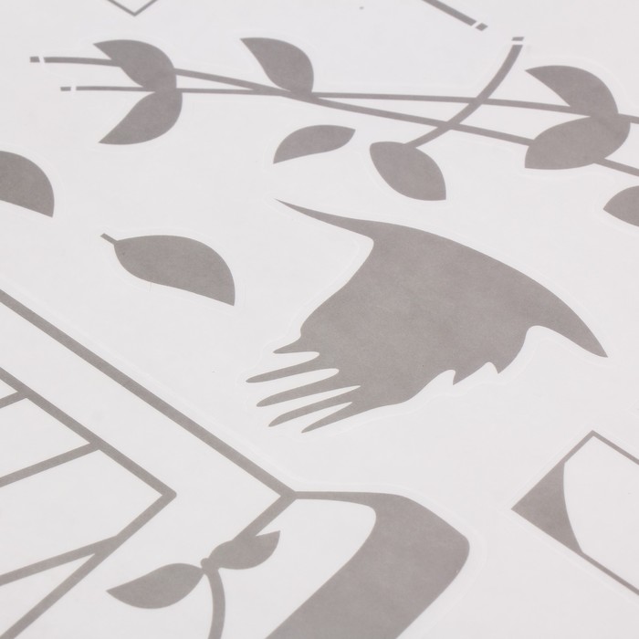 Наклейка интерьерная плоская "Милый дом - оконце"