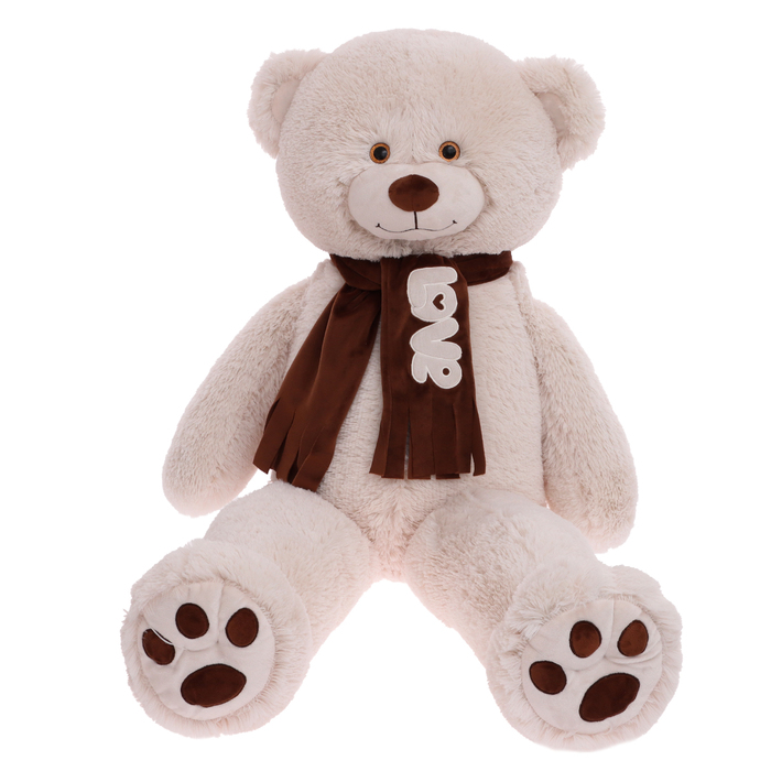 Мягкая игрушка «Медведь Филипп», цвет бежевый, 130 см мягкая игрушка медведь 160 см цвет бежевый