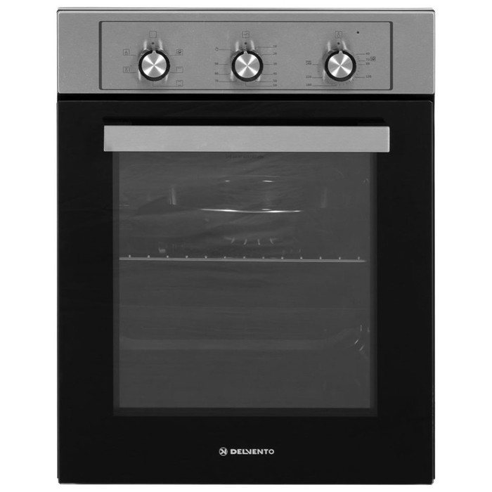 

Духовой шкаф DELVENTO V4EM16001, электрический, 49 л, класс А, чёрно-серый