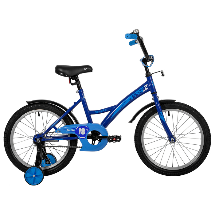 

Велосипед 18" Novatrack STRIKE, цвет синий