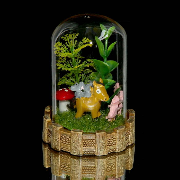 Сувенир колба "Животные в джунглях" МИКС