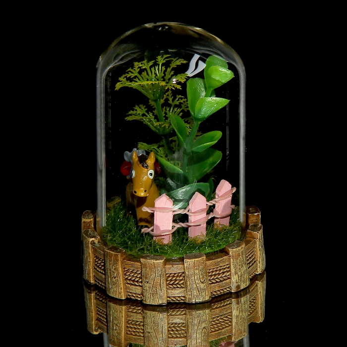 Сувенир колба "Животные в джунглях" МИКС