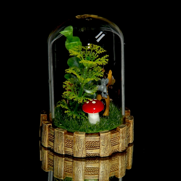 Сувенир колба "Животные в джунглях" МИКС